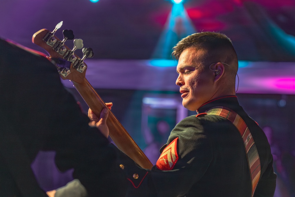 Marine Forces Reserve Band performs at U.S. Embassy Buenos Aires Independence Day celebration