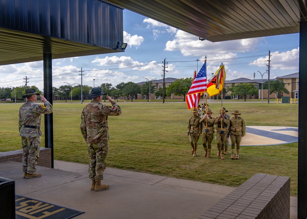 1st Cavalry Division Conducts Retreat Ceremony Honoring Outgoing Leaders at Fort Hood