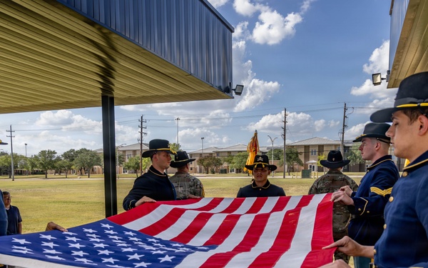 1st Cavalry Division Conducts Retreat Ceremony Honoring Outgoing Leaders at Fort Hood