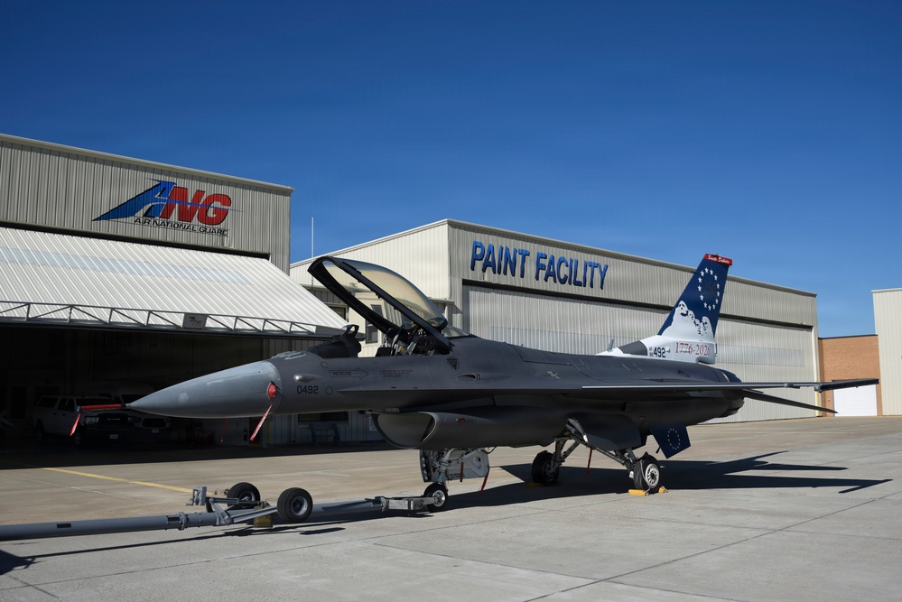 114th Fighter Wing's 250th Anniversary Tail