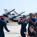 Furry friend on flight line; therapy dog Eleanor visits USAF Thunderbirds