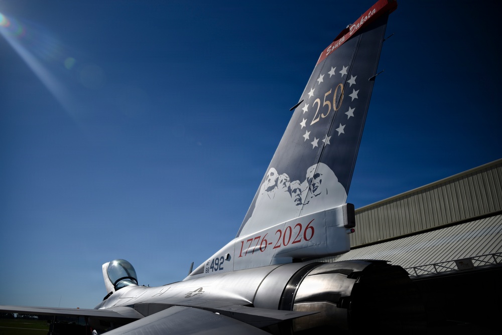 114th Fighter Wing's 250th Anniversary Tail
