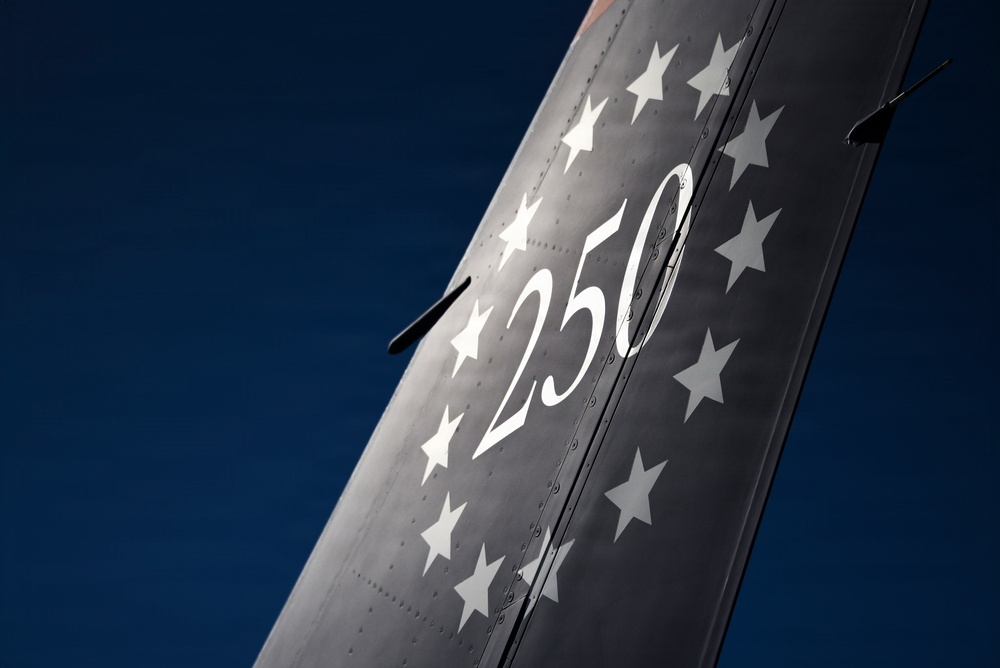 114th Fighter Wing's 250th Anniversary Tail