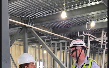 Fort McCoy leadership reviews progress on $55 Million Officer Quarters Project