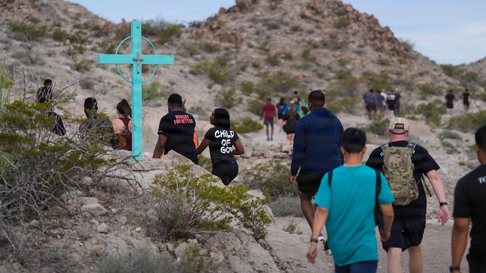1st AD CAB holds spiritual forgiveness hike