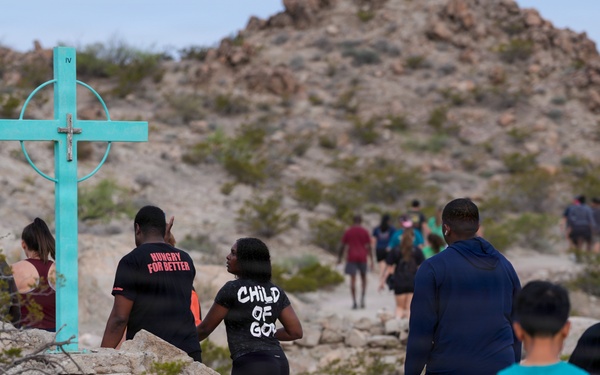 1st AD CAB holds spiritual forgiveness hike