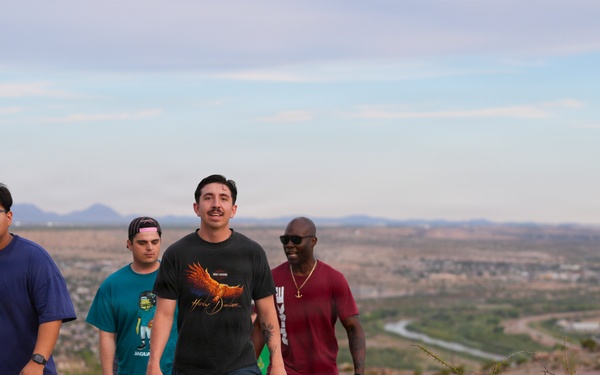 1st AD CAB holds spiritual forgiveness hike