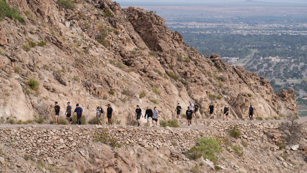 1st AD CAB holds spiritual forgiveness hike