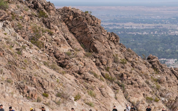 1st AD CAB holds spiritual forgiveness hike