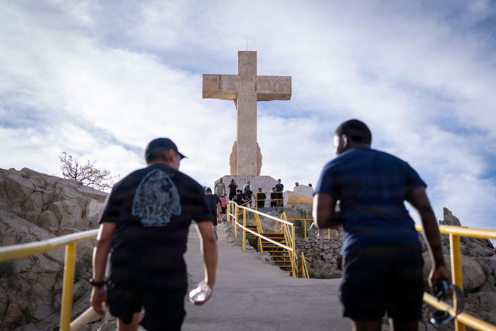1st AD CAB holds spiritual forgiveness hike