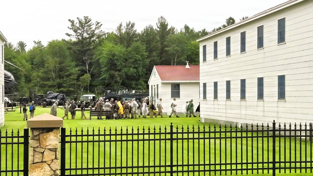 Civil Air Patrol Wisconsin Wing cadets, senior members explore Fort McCoy history during Commemorative Area tour