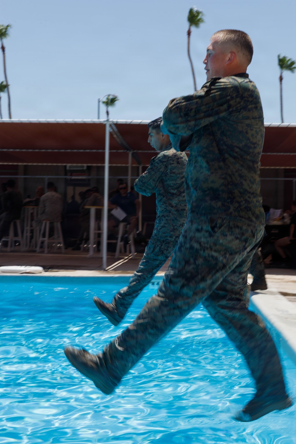 H&amp;HS MCAS Yuma Conducts Swim Qualification