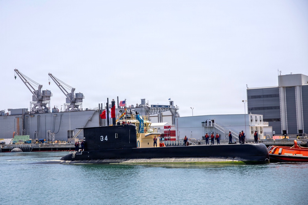 Peruvian Submarine BAP Chipana (SS 34) Arrives for DESI 2026