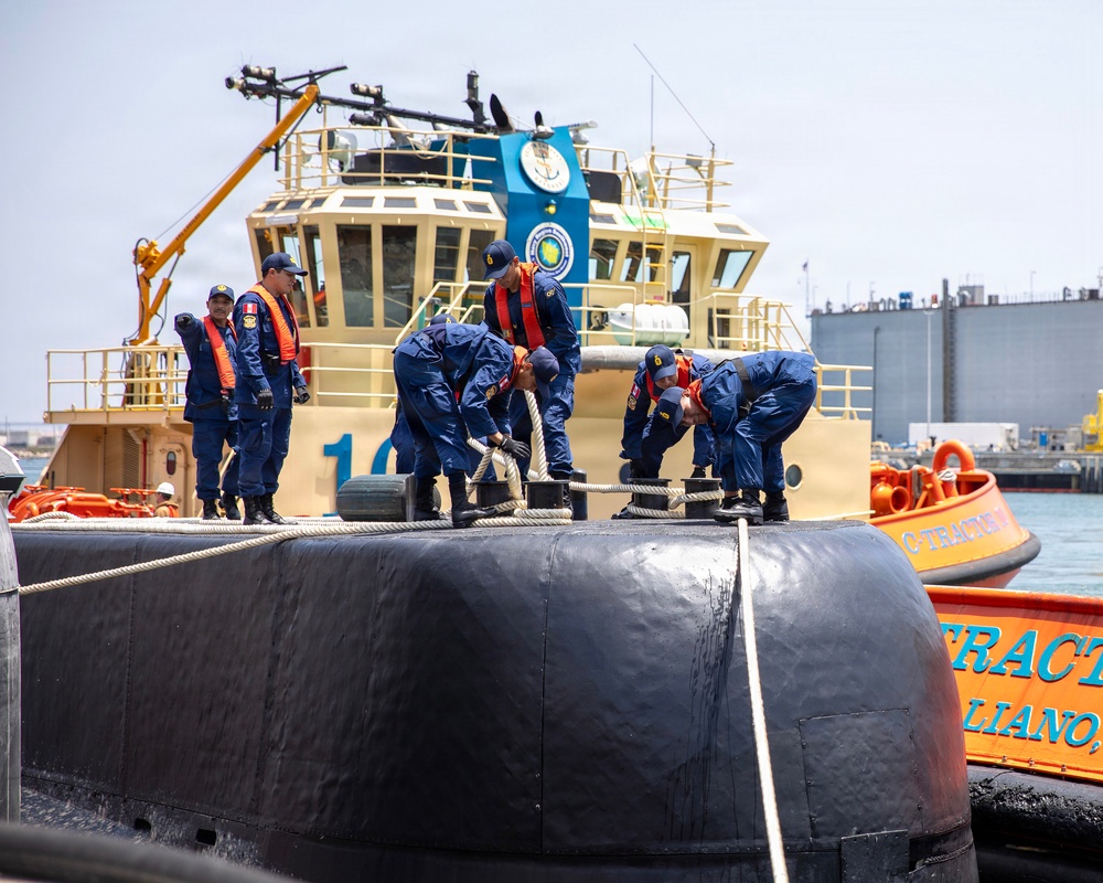 Peruvian Submarine BAP Chipana (SS 34) Arrives for DESI 2026