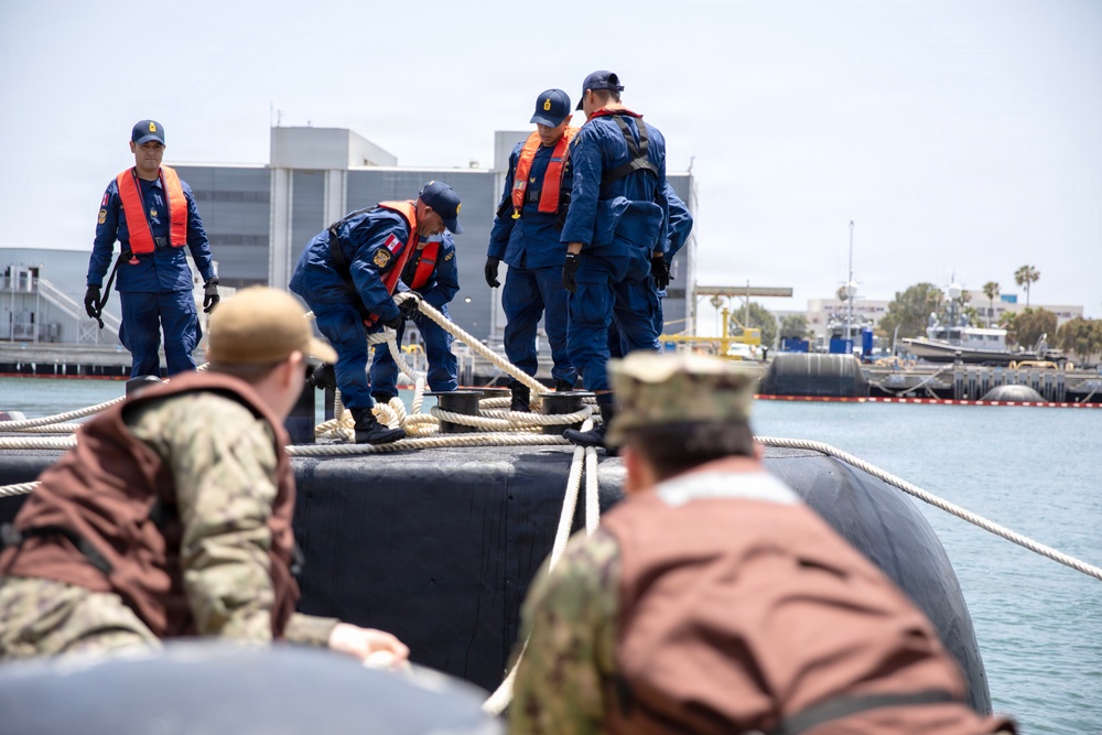 Peruvian Submarine BAP Chipana (SS 34) Arrives for DESI 2026