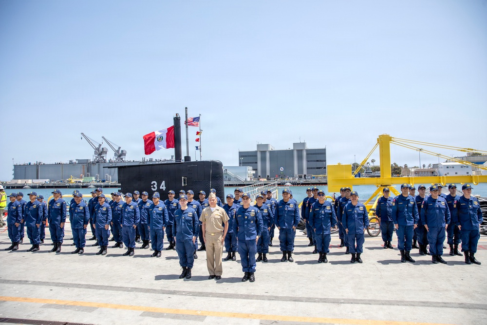 Peruvian Submarine BAP Chipana (SS 34) Arrives for DESI 2026
