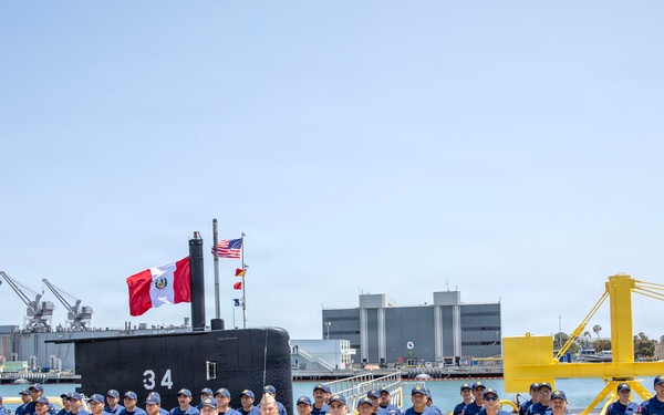 Peruvian Submarine BAP Chipana (SS 34) Arrives for DESI 2026