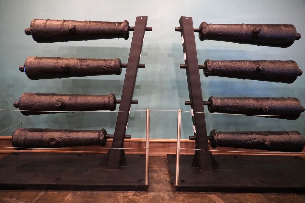 Revolutionary War Cannon on display at Savannah History Museum