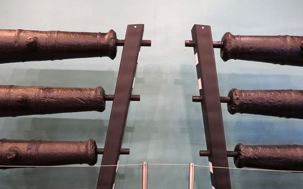 Revolutionary War Cannon on display at Savannah History Museum