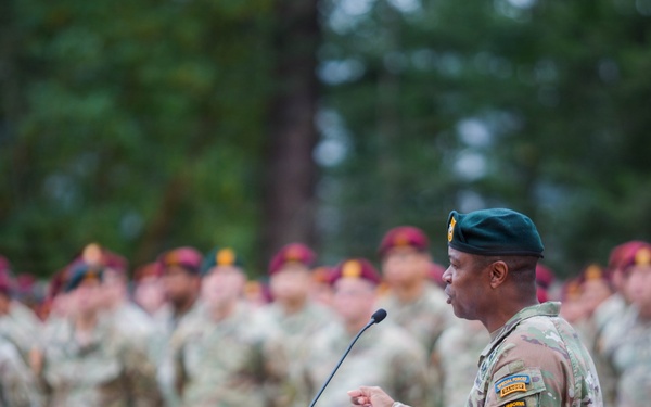 1st Special Forces Group (Airborne) Change of Command ceremony