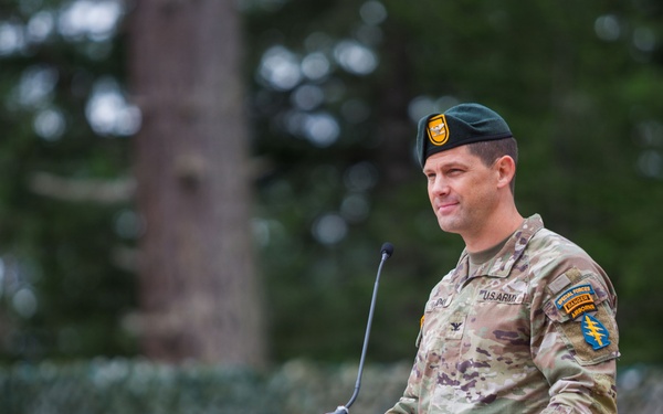 1st Special Forces Group (Airborne) Change of Command ceremony