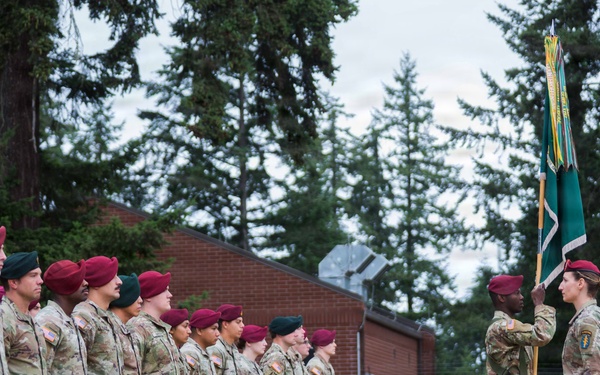 1st Special Forces Group (Airborne) Change of Command ceremony