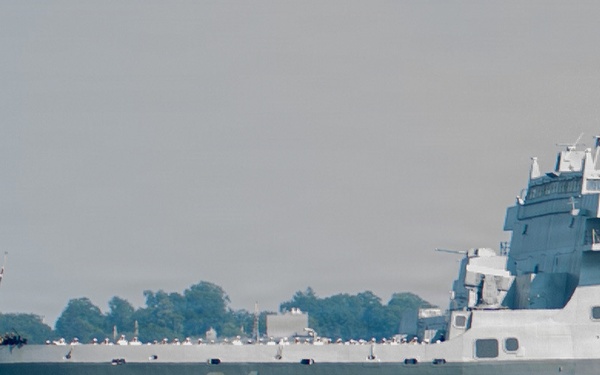 The USS Arlington (LPD-24) Arrives for INR 250