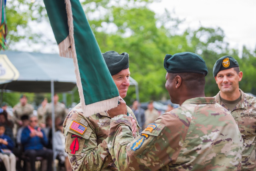 1st Special Forces Group (Airborne) Change of Command ceremony