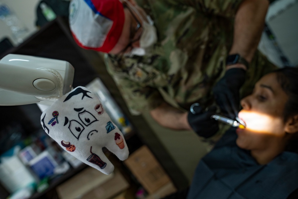 Arkansas Army National Guard dentist brings civilian expertise to AMISTAD 2026
