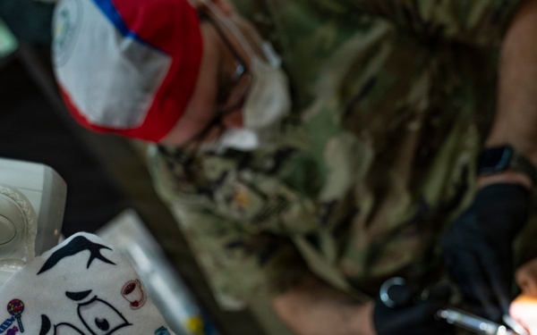 Arkansas Army National Guard dentist brings civilian expertise to AMISTAD 2026
