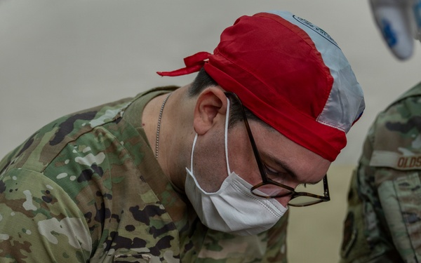 Arkansas Army National Guard dentist brings civilian expertise to AMISTAD 2026