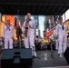 U.S. Navy Band performs in Times Square during Sail 250