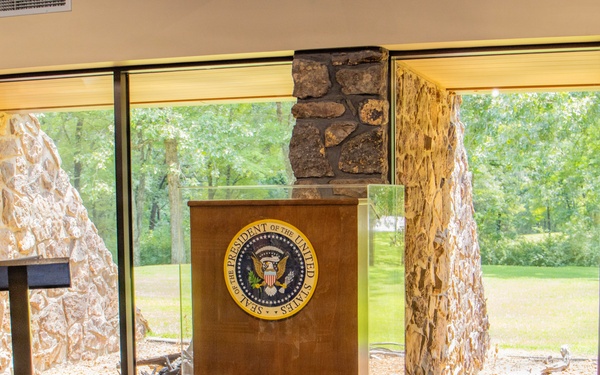JFK Podium Unveiling and Ribbon Cutting Ceremony