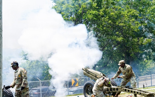 New York National Guard and Army Recruiting Battalion Lead Ceremonial Cannon Firing for Fort Hamilton’s America 250 Observance