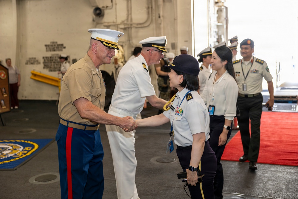 INR 250 Meet and Greet aboard USS Arlington (LPD-24)