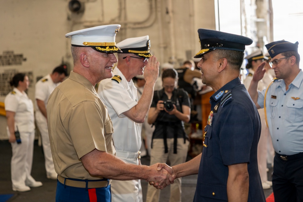 INR 250 Meet and Greet aboard USS Arlington (LPD-24)