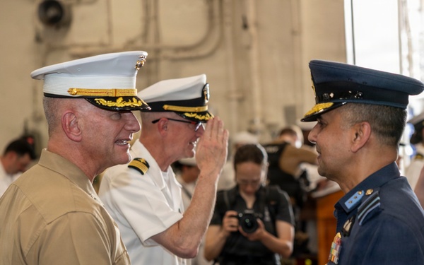 INR 250 Meet and Greet aboard USS Arlington (LPD-24)