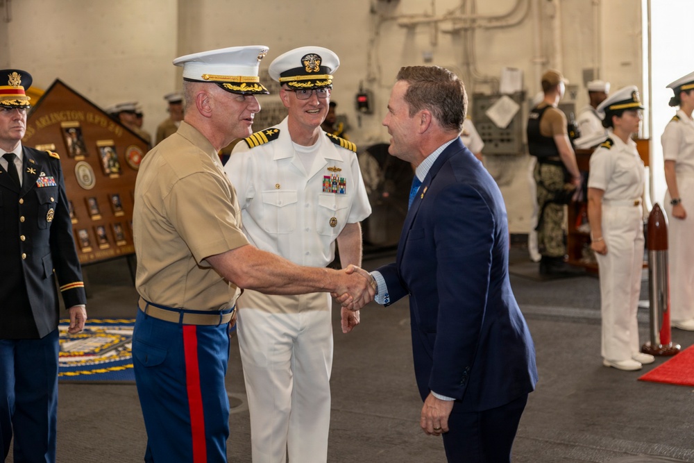 INR 250 Meet and Greet aboard USS Arlington (LPD-24)