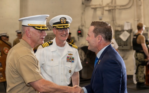 INR 250 Meet and Greet aboard USS Arlington (LPD-24)