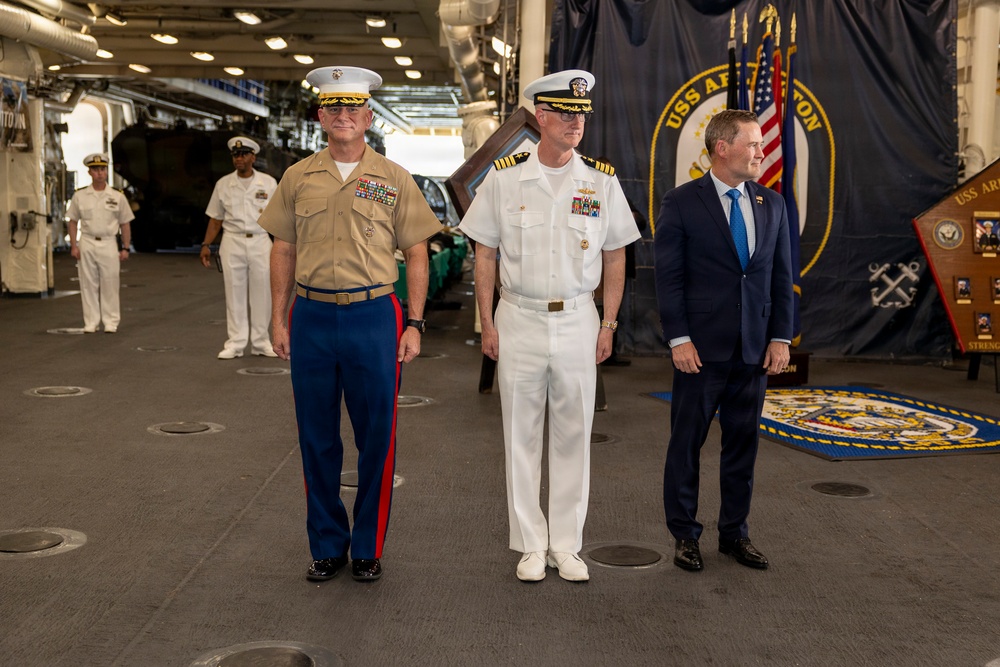 INR 250 Meet and Greet aboard USS Arlington (LPD-24)