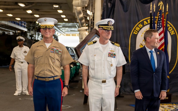 INR 250 Meet and Greet aboard USS Arlington (LPD-24)