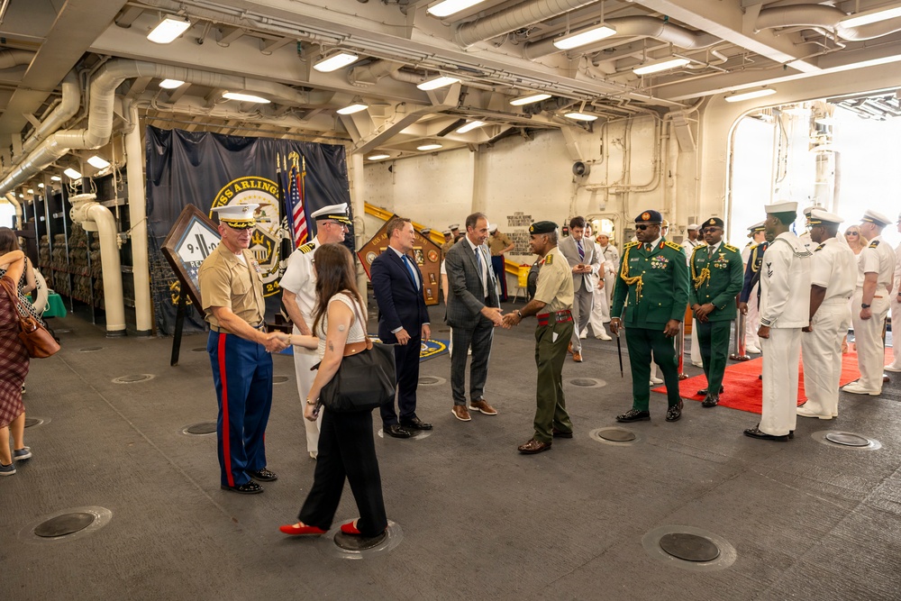 INR 250 Meet and Greet aboard USS Arlington (LPD-24)