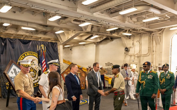 INR 250 Meet and Greet aboard USS Arlington (LPD-24)
