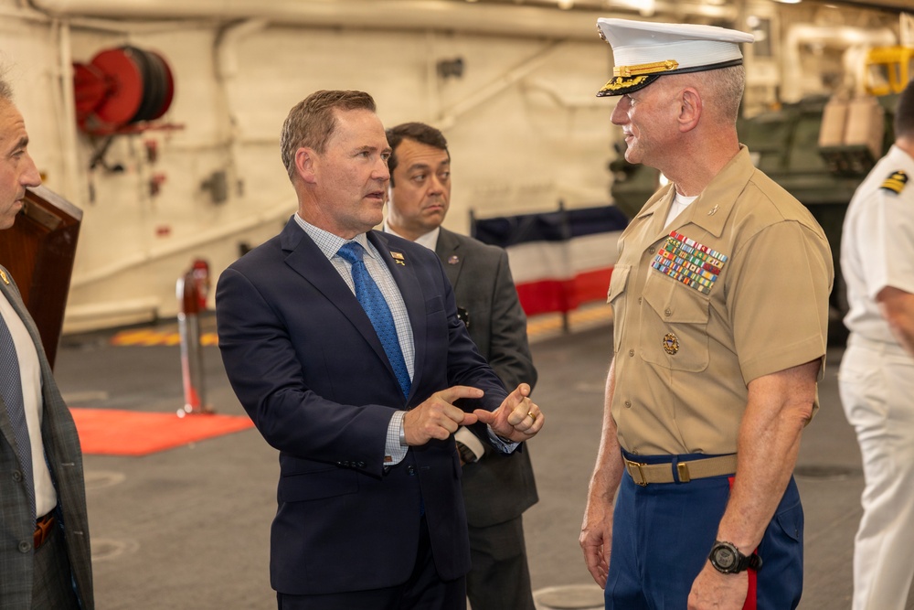 INR 250 Meet and Greet aboard USS Arlington (LPD-24)