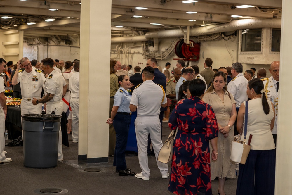 INR 250 Meet and Greet aboard USS Arlington (LPD-24)