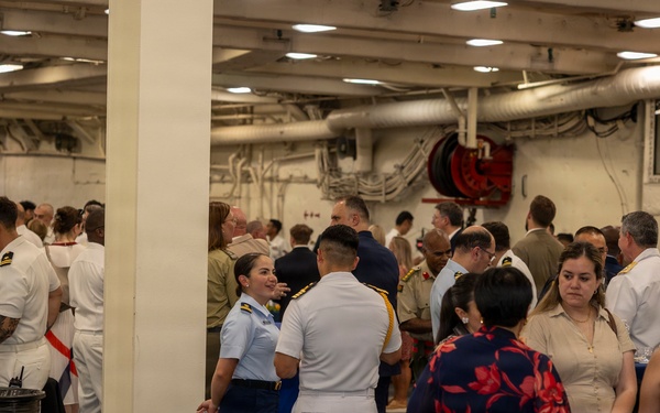 INR 250 Meet and Greet aboard USS Arlington (LPD-24)
