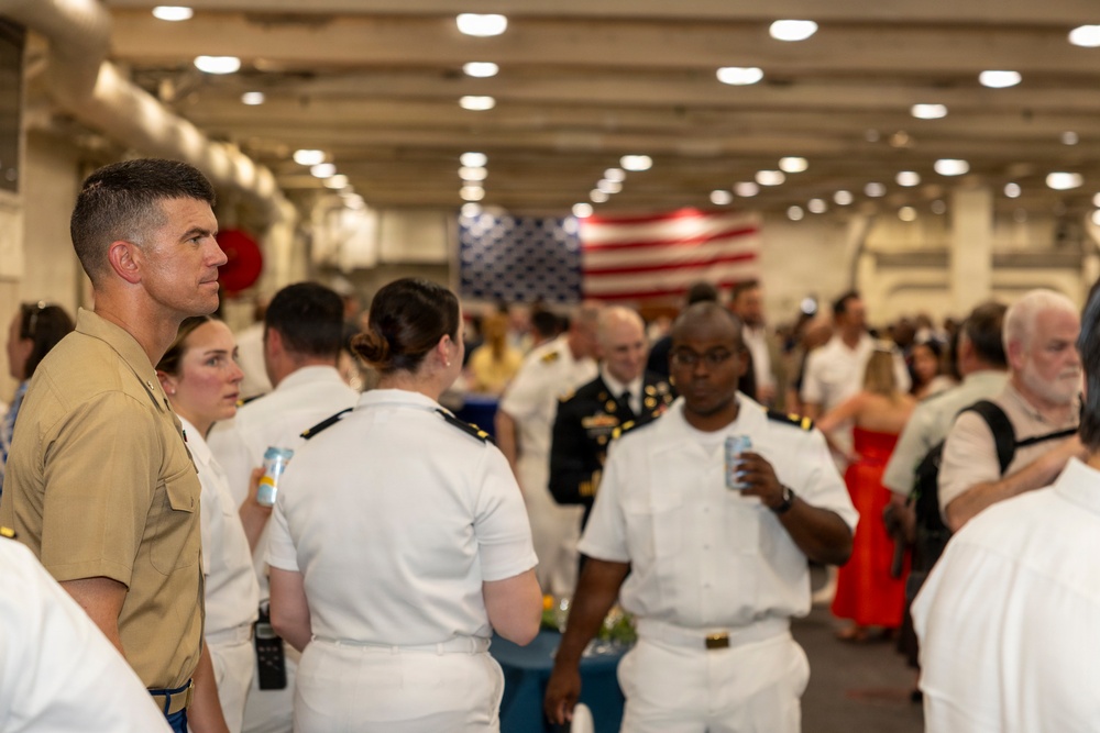 INR 250 Meet and Greet aboard USS Arlington (LPD-24)