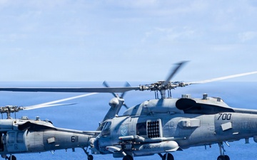Helicopter Sea Combat (HSC) 12 and Helicopter Maritime Strike Squadron (HSM) 77 Conduct a Live-Fire Exercise