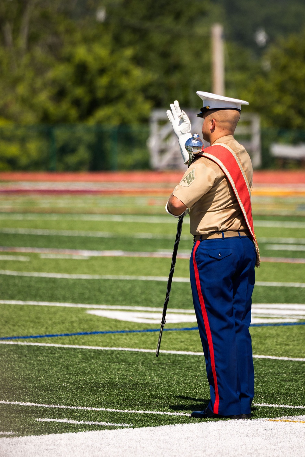 U.S. Marines attend a Community Relations Event for INR250