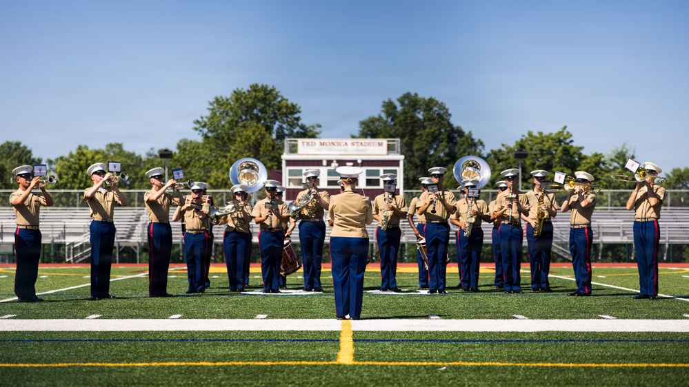 U.S. Marines attend a Community Relations Event for INR250